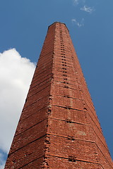 Image showing  smokestack pyramid in the sky