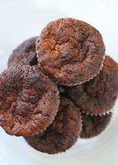 Image showing  homemade chocolate cupcake 