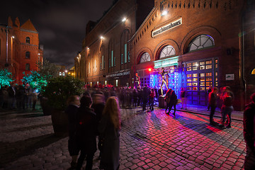 Image showing Clubgoers at Maschinenhaus, Berlin