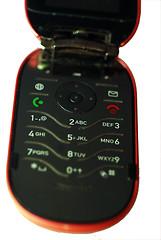 Image showing Flip-Up Mobile Phone