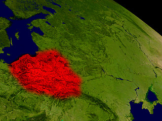 Image showing Poland from space