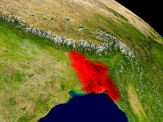 Image showing Bangladesh from space