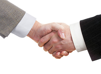 Image showing Business handshake isolated