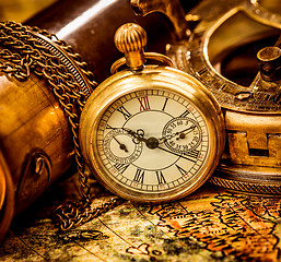 Image showing Vintage pocket watch