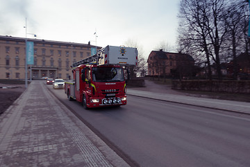 Image showing Turntable ladder