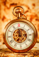 Image showing Vintage pocket watch