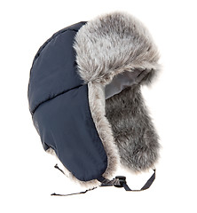 Image showing Warm fur cap