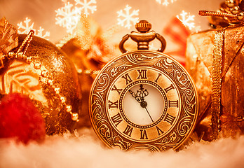 Image showing Christmas pocket watch