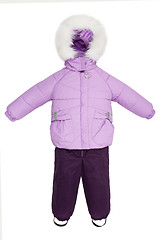 Image showing Childrens snowsuit fall