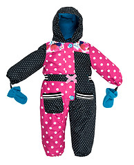 Image showing Childrens snowsuit fall