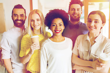 Image showing happy creative team in office