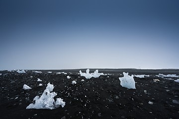 Image showing Icebergs at glacier lagoon 