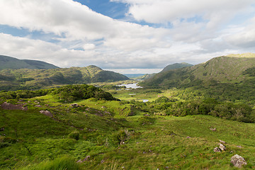 Image showing view to Killarney National Park valley in ireland