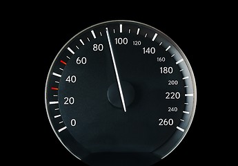 Image showing Speedometer of a car