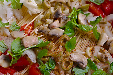 Image showing Cooking Pasta Dish
