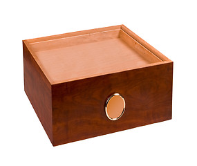 Image showing Opened empty humidor