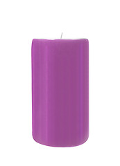 Image showing Beautiful colorful candle 