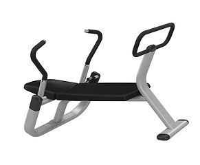 Image showing Abdominal Exercise Equipment isolated