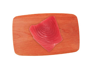 Image showing Fillet of salmon isolated