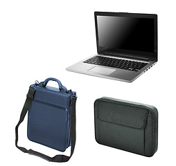 Image showing Laptop bags on white background