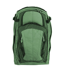 Image showing green backpack