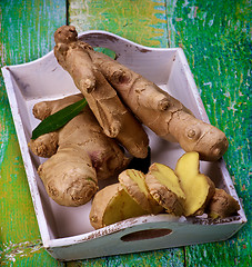 Image showing Fresh Raw Ginger