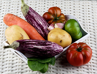 Image showing Fresh Raw Vegetables