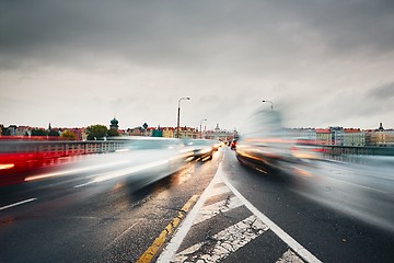 Image showing Traffic jam in the city