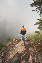 Image showing Autumn morning in nature