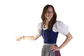 Image showing woman in Dirndl shows