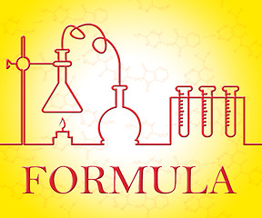 Image showing Chemical Formula Indicates Chemicals Experiments And Mixture