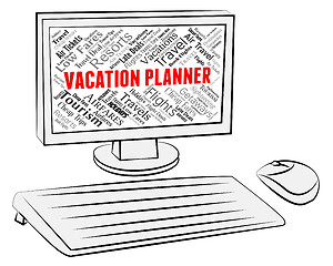 Image showing Vacation Planner Indicates Break Schedule And Holidays