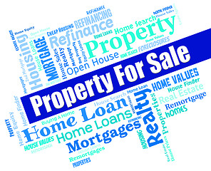 Image showing Property For Sale Represents On Market And Home