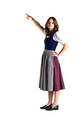 Image showing woman in Dirndl shows