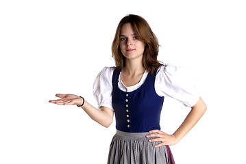 Image showing woman in Dirndl shows