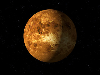 Image showing Planet Venus done with NASA textures