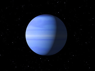 Image showing Planet Uranus done with NASA textures