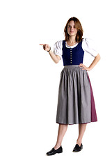 Image showing woman in Dirndl shows