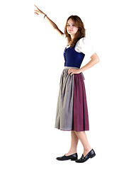 Image showing woman in Dirndl shows