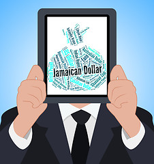 Image showing Jamaican Dollar Shows Foreign Exchange And Dollars