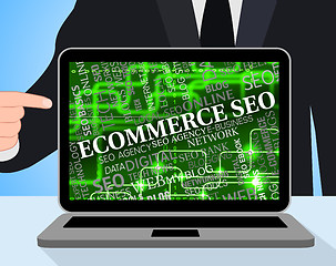 Image showing Ecommerce Seo Shows Search Engines And Biz