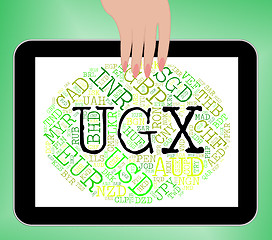 Image showing Ugx Currency Indicates Forex Trading And Coin