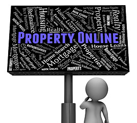 Image showing Property Online Represents Web Site And Apartments