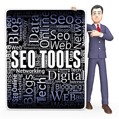 Image showing Seo Tools Indicates Search Engine And Applications