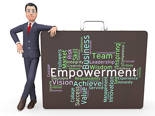 Image showing Empowerment Words Indicates Spur On And Empowering