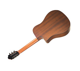 Image showing Acoustic guitar isolated