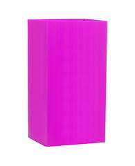 Image showing shopping bag, violet color
