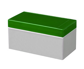 Image showing Empty food plastic container