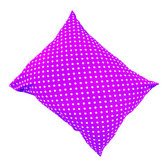 Image showing bright purple pillow