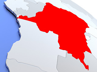 Image showing Democratic Republic of Congo on world map